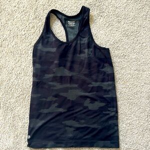 Athleta women’s tank, activewear. Black camo print. Good condition!